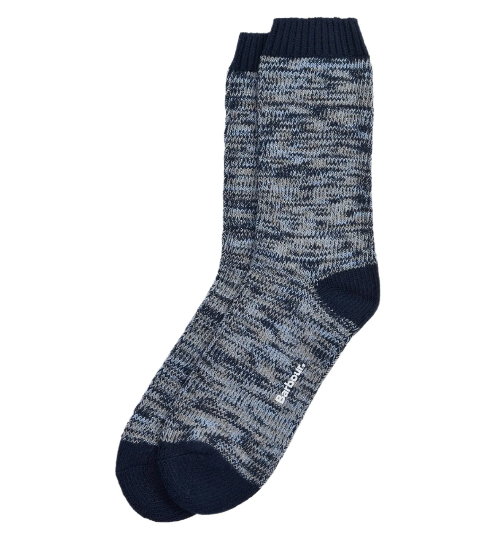 Barbour Mens Socks Bedrock Boot Navy Mix