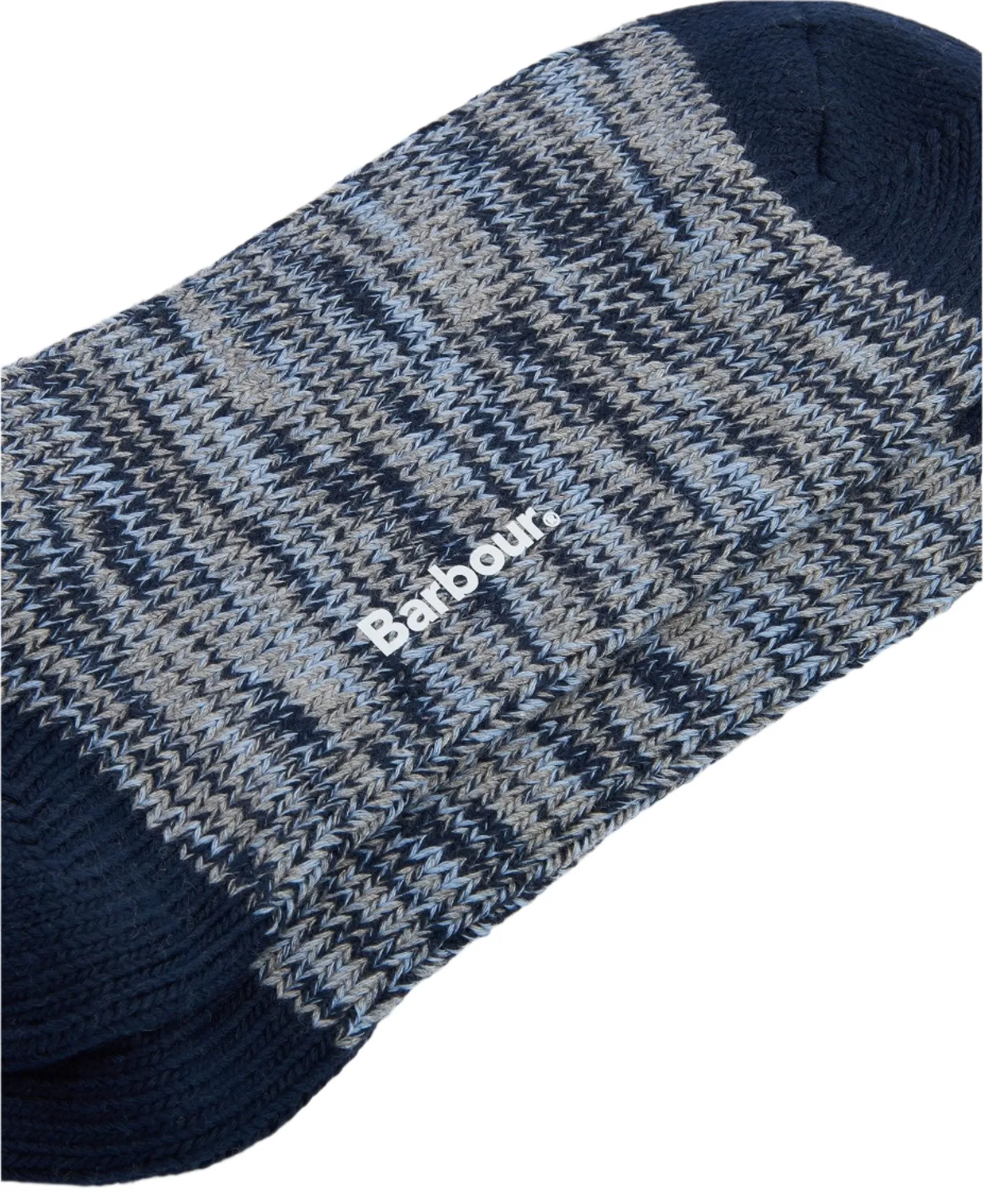 Barbour Mens Socks Bedrock Boot Navy Mix