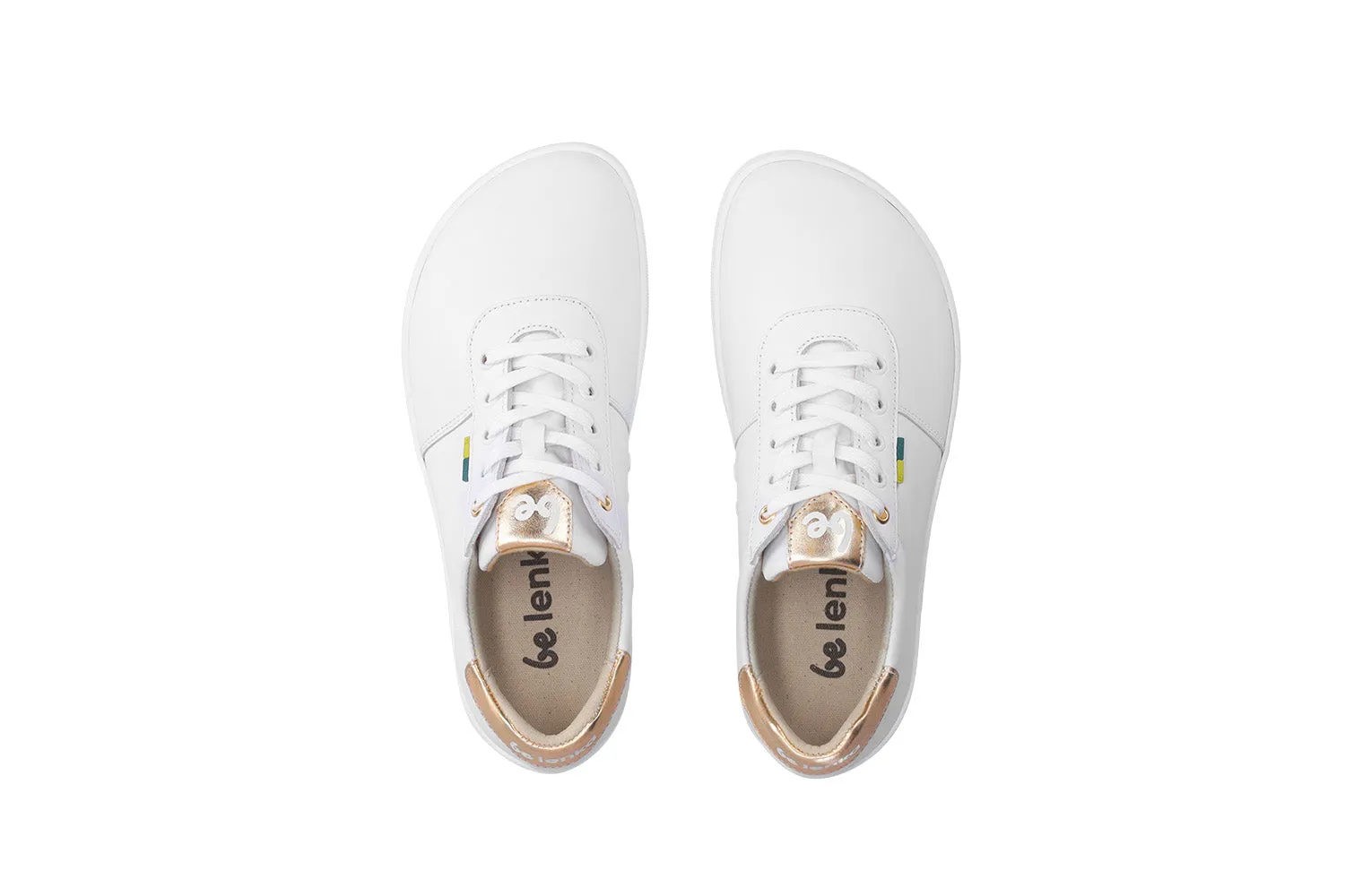 Barefoot Shoes Be Lenka Royale - White & Gold