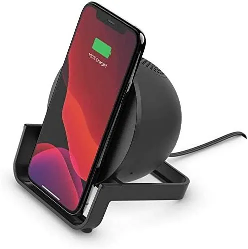 Belkin 10W Qi Wireless Charger with Speaker Black - AUF001myBK