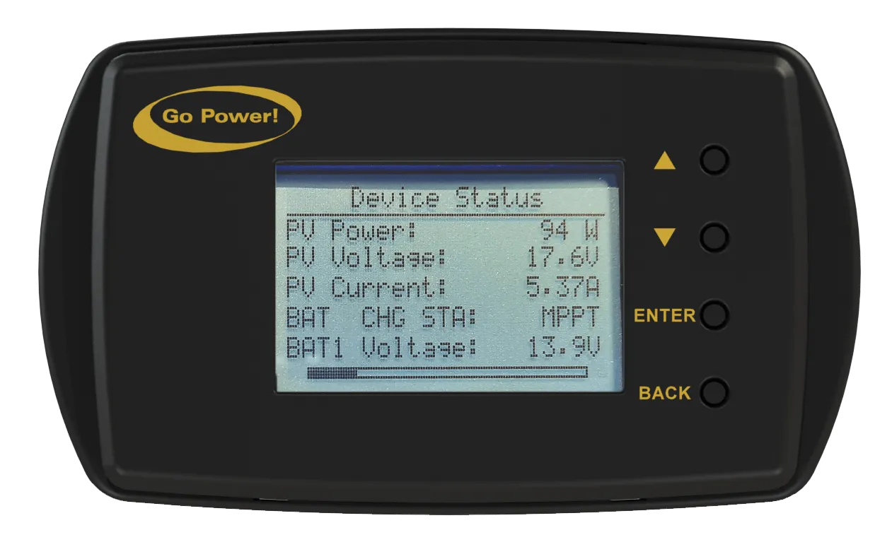 Bluetooth®-Enabled MPPT Remote