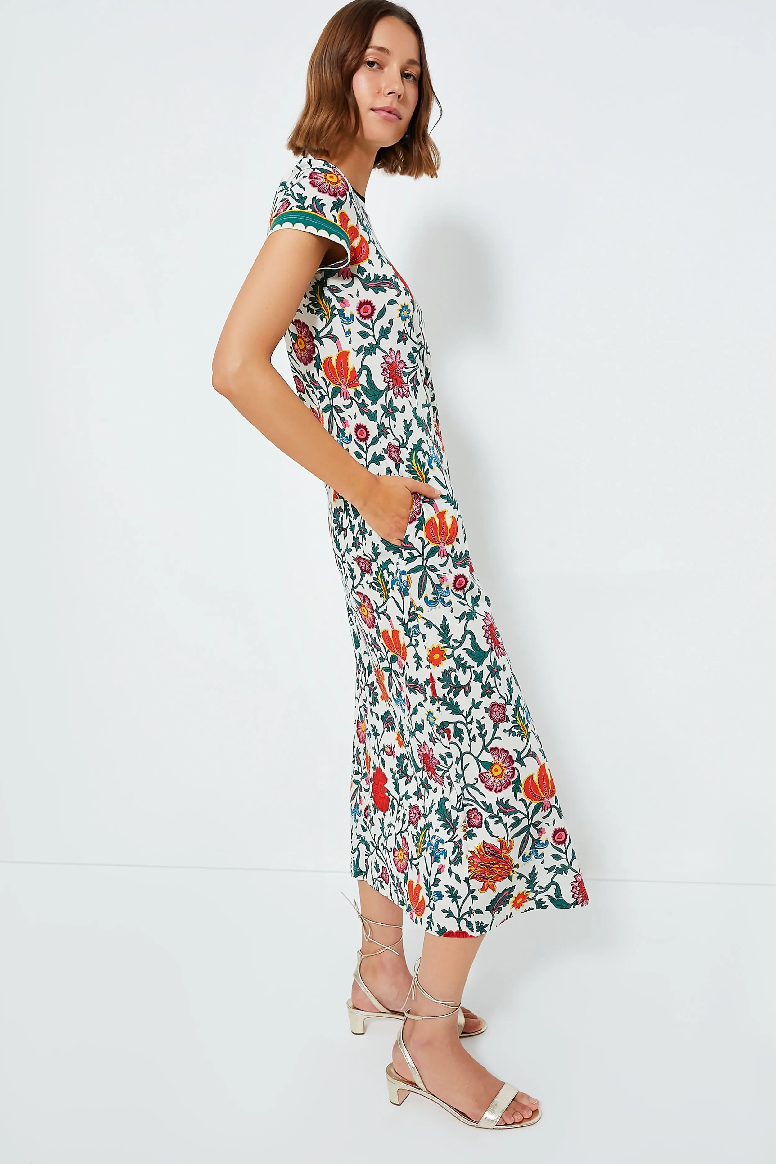 Dragonflower Mini Barre Sporty Swing Dress