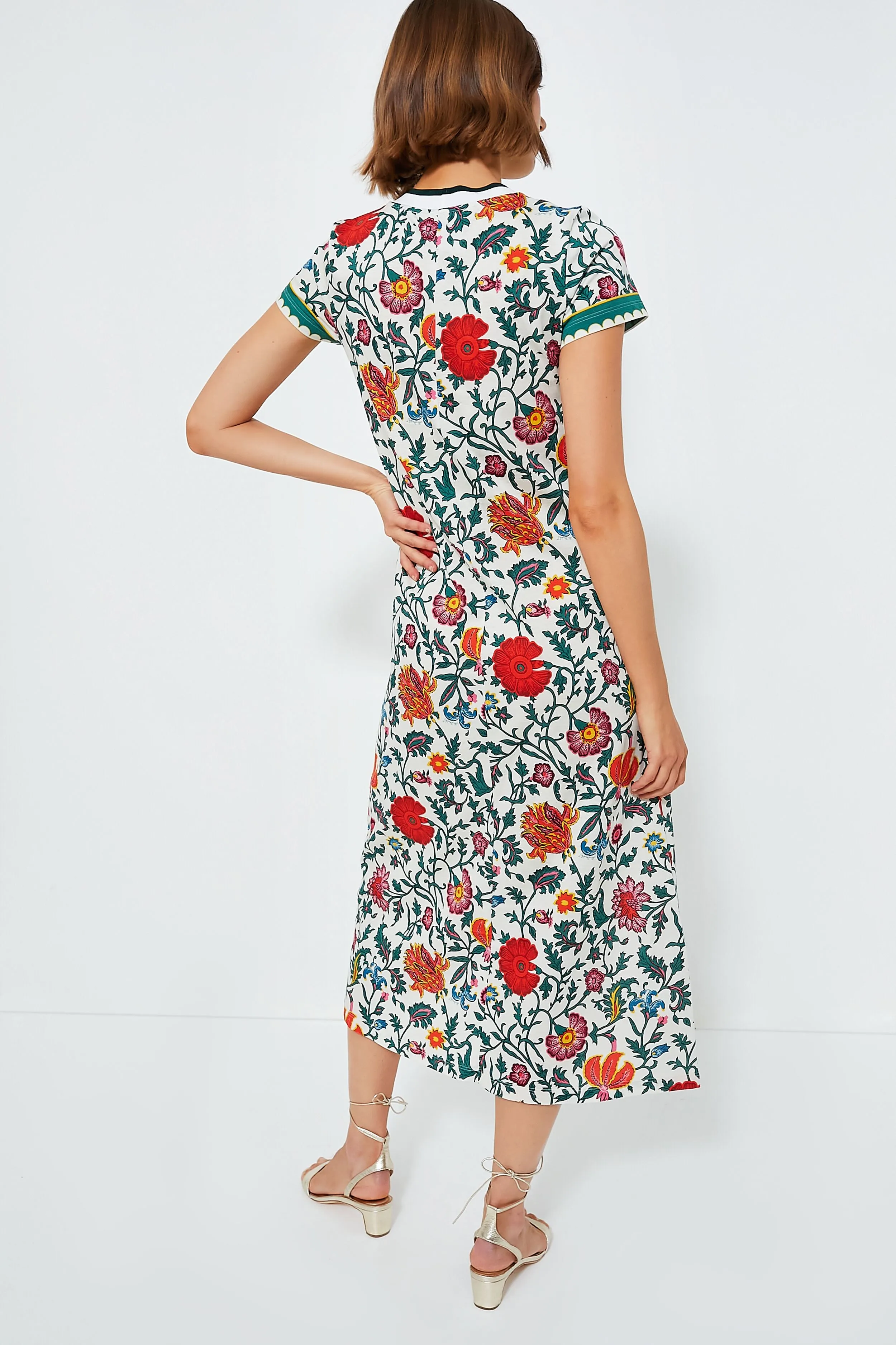 Dragonflower Mini Barre Sporty Swing Dress