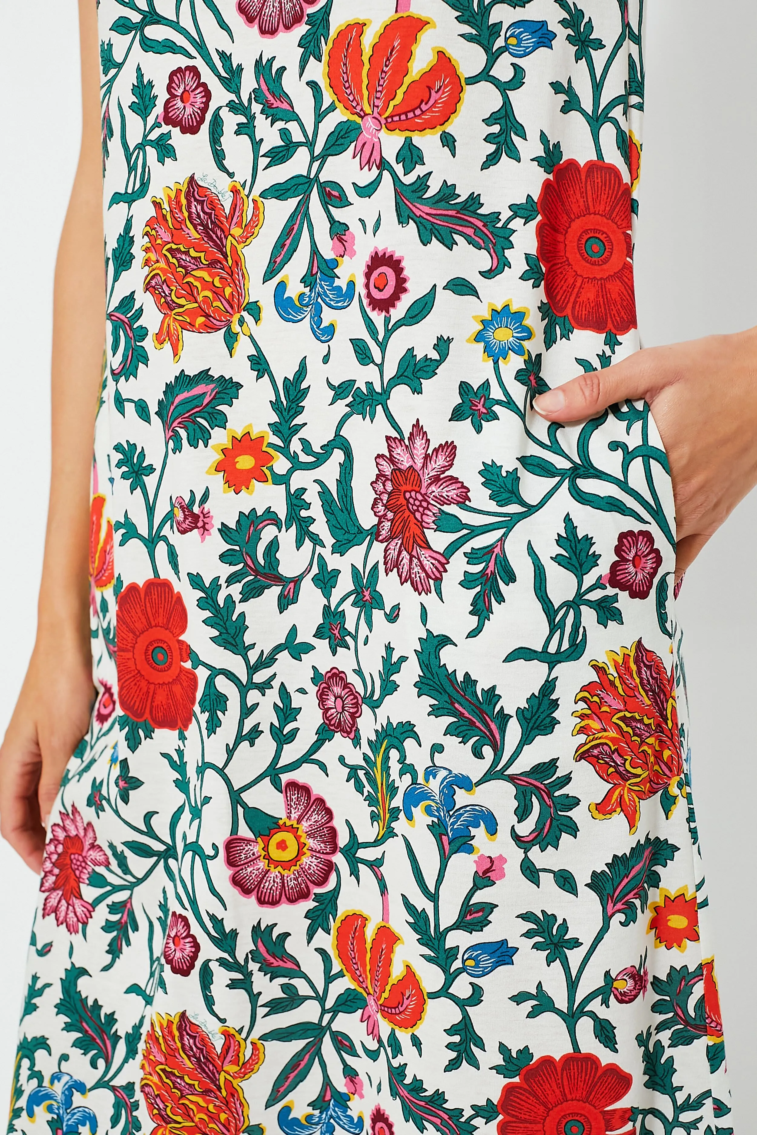 Dragonflower Mini Barre Sporty Swing Dress