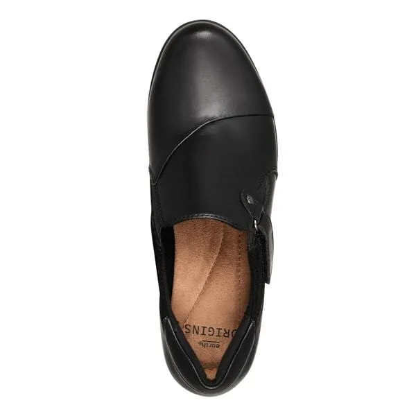 Earth Women's Gayle Heeled Loafers- Black