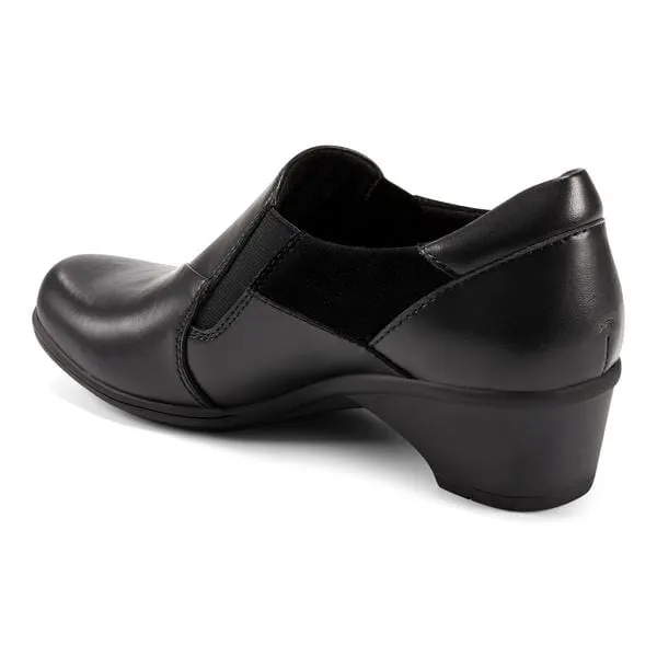Earth Women's Gayle Heeled Loafers- Black