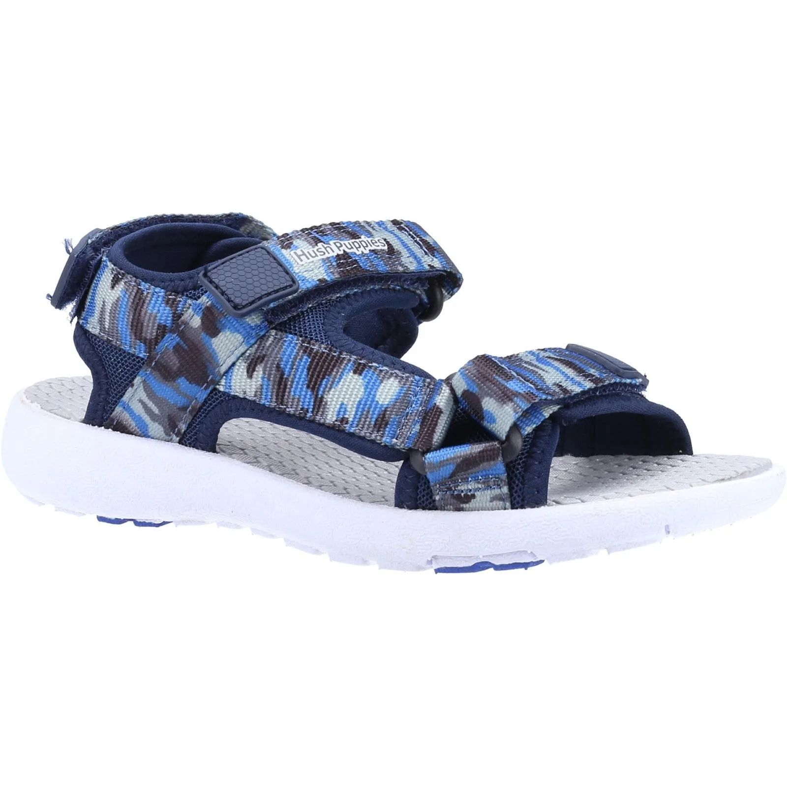 Hush Puppies Boys Miles Quarter Strap Sandal - Navy