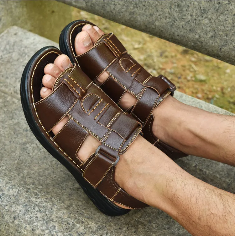 MajesticGait™ - Summer Outdoor Casual  Leather Sandals