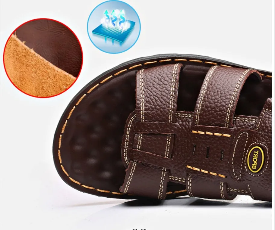 MajesticGait™ - Summer Outdoor Casual  Leather Sandals