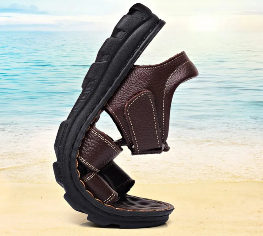 MajesticGait™ - Summer Outdoor Casual  Leather Sandals