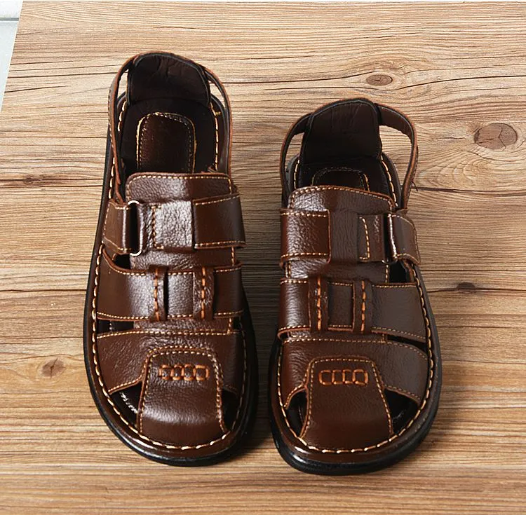 MajesticGait™ - Summer Outdoor Casual  Leather Sandals