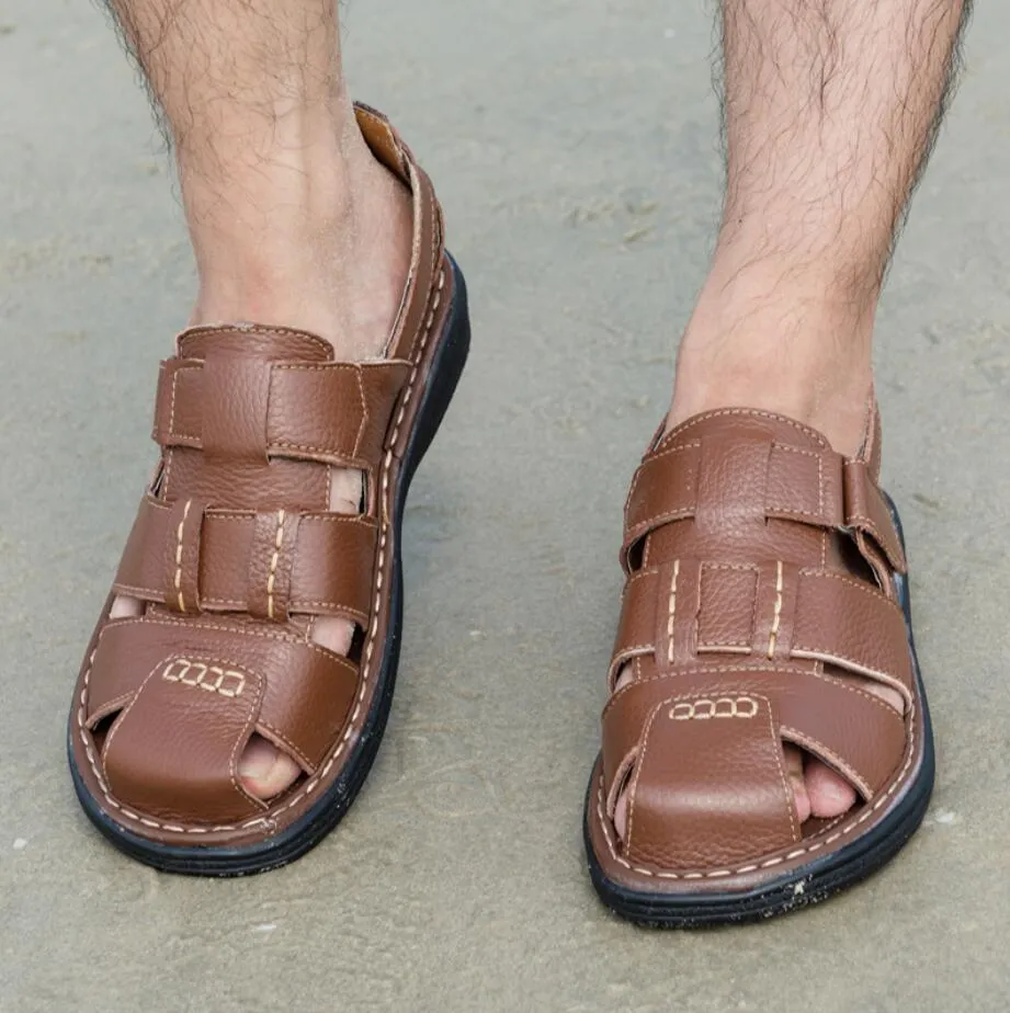 MajesticGait™ - Summer Outdoor Casual  Leather Sandals
