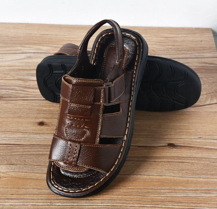 MajesticGait™ - Summer Outdoor Casual  Leather Sandals
