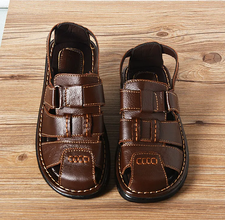 MajesticGait™ - Summer Outdoor Casual  Leather Sandals