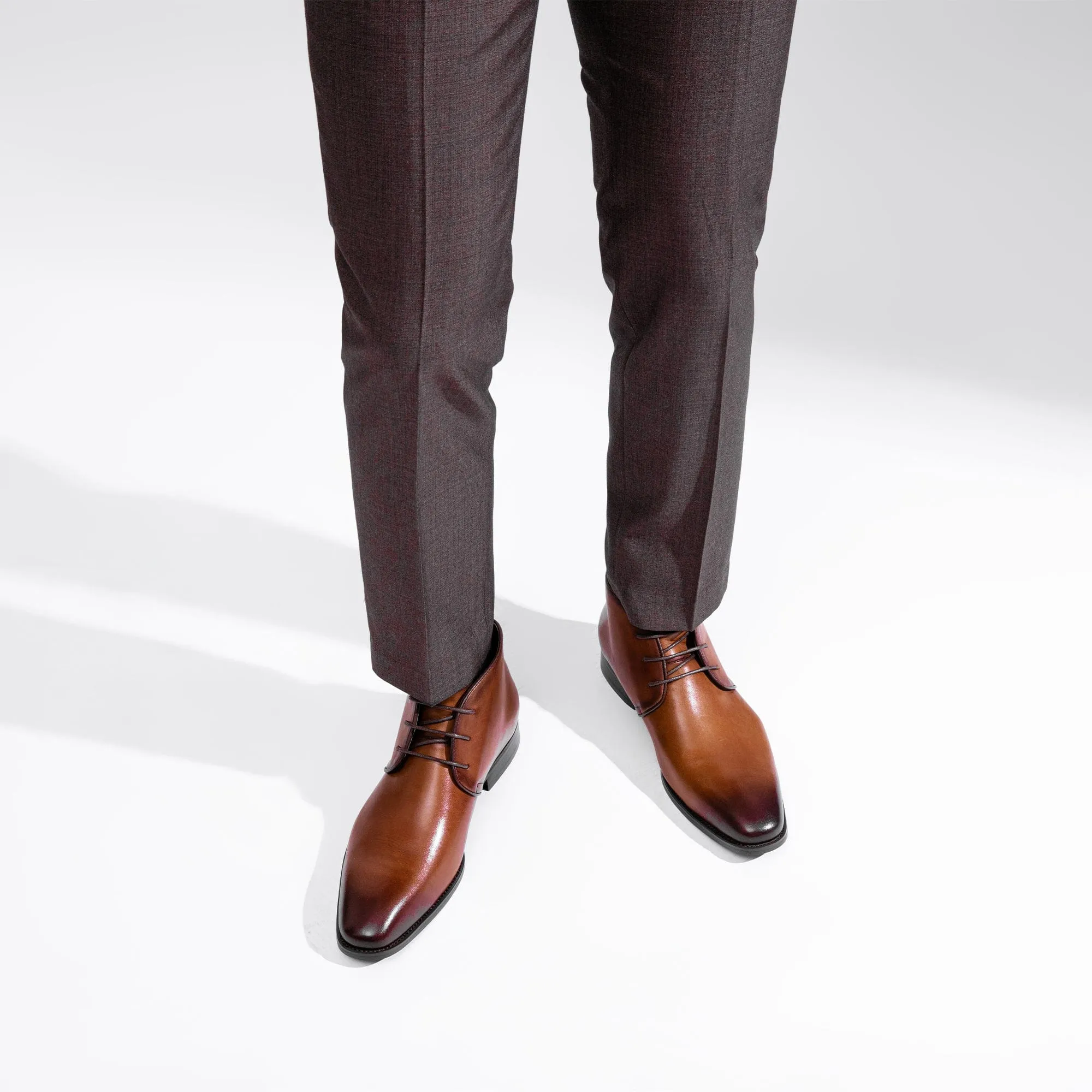 Men's Polish Retro Ankle Chukka boots | JOUSEN