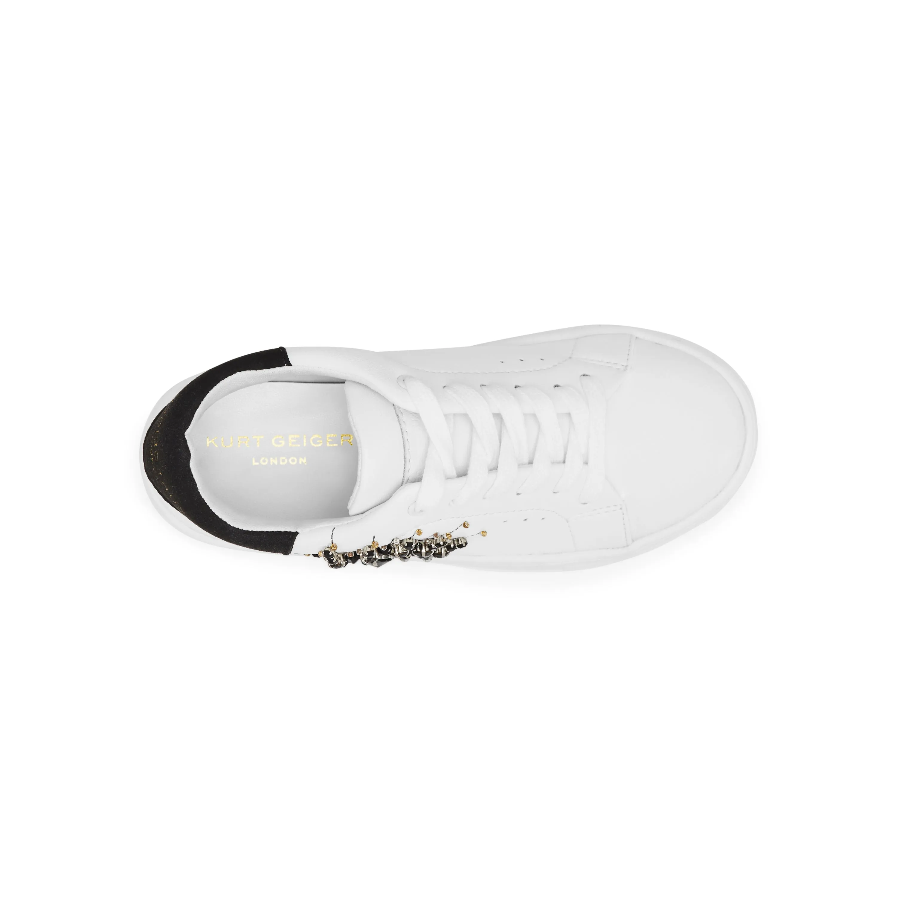 Mini Laney Eye Sneaker - Big Kid White