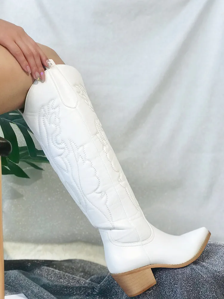 Nepeta Chunky Cowboy Boots