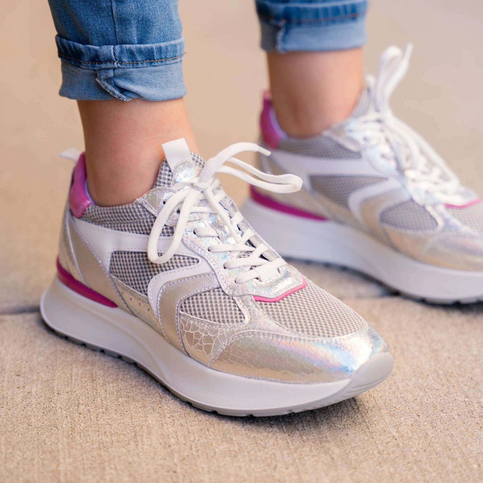 NERO GIARDINI - E512880 - Silver/Pink