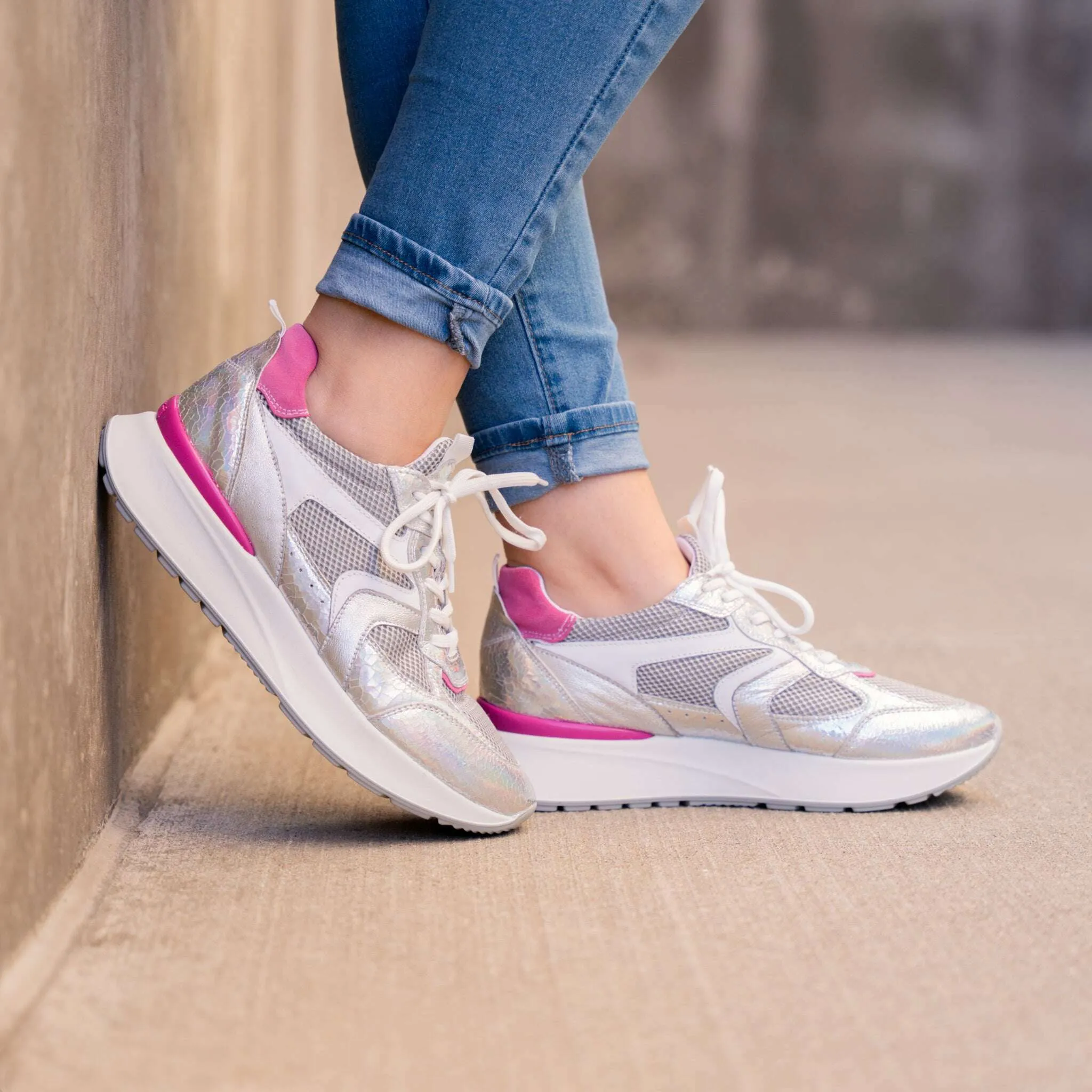NERO GIARDINI - E512880 - Silver/Pink