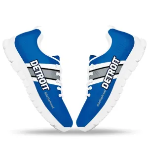 #OnTheProwl Detroit Fan Mesh Fabric Running Shoes