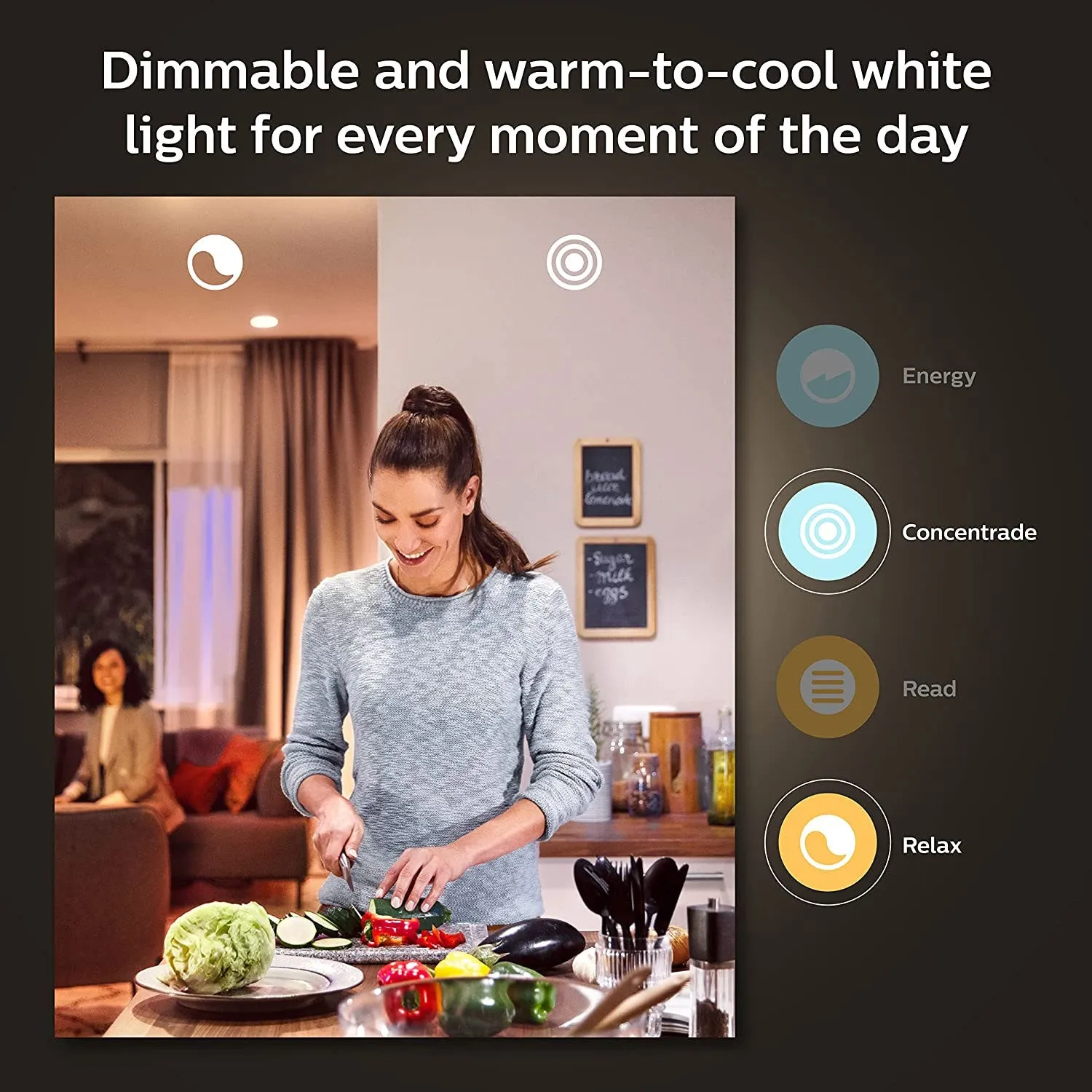Philips Hue 563254 10.5W A19 E26 Bluetooth Smart Bulb, 1-pack