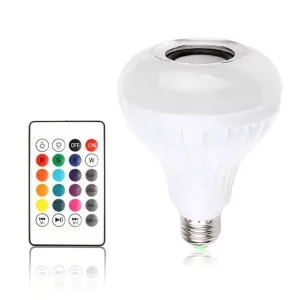 Remote Control 12W LED Wi-Fi Bluetooth Speaker Light Bulb