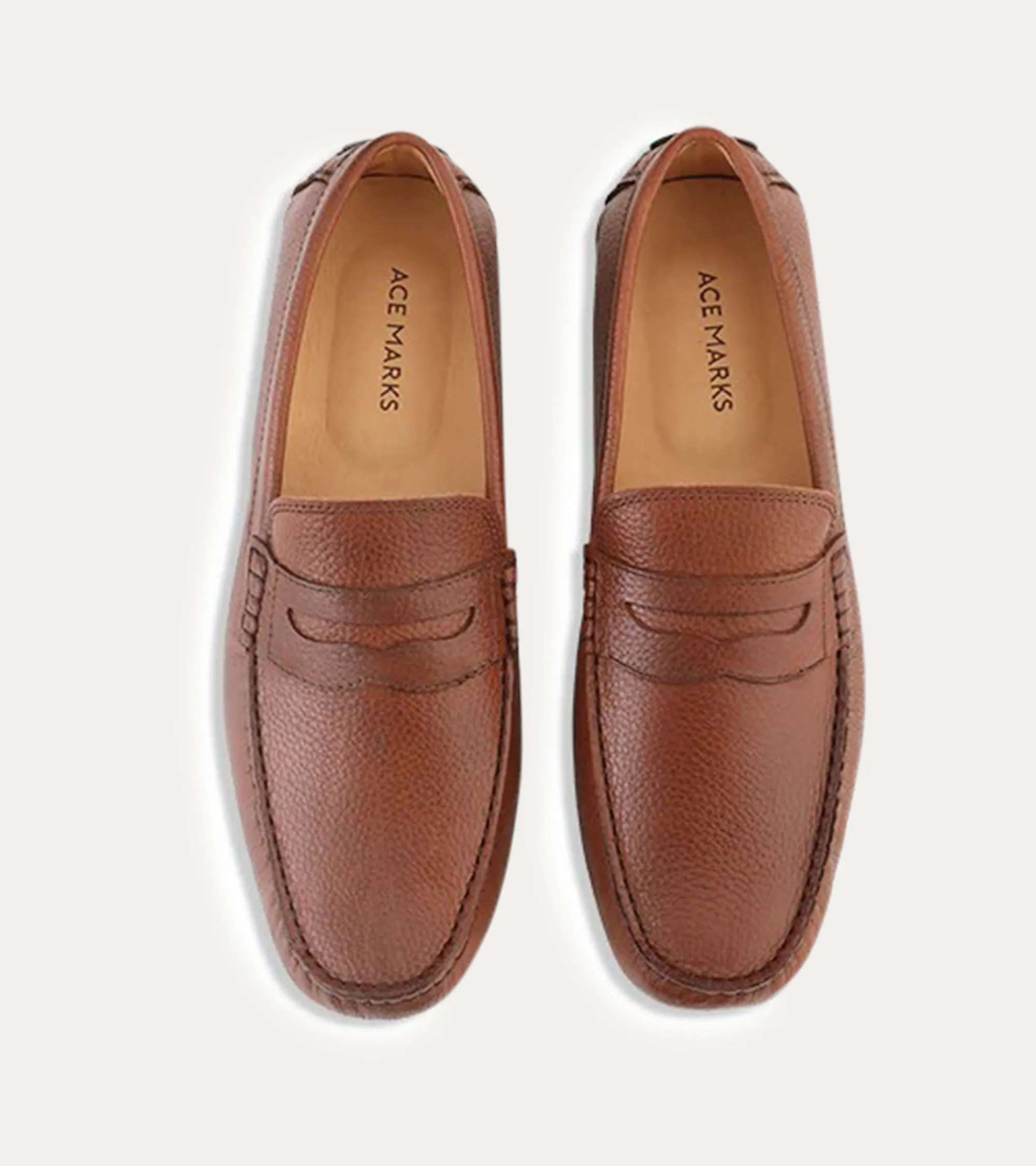 Santi Moccasin In Brandy Leather