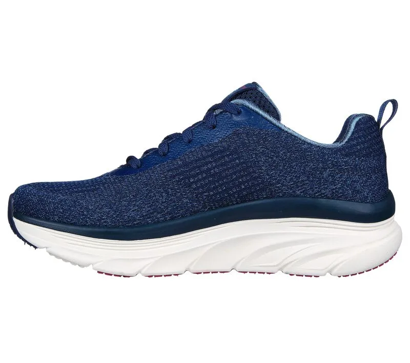 Skechers Relaxed Fit: D'Lux Walker Daily Beauty Navy Fashion Cushioned Sneakers