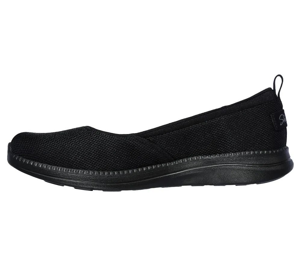 Skechers scarpa ballerina da donna City Pro Subtle Shimmer 23717/BBK nero