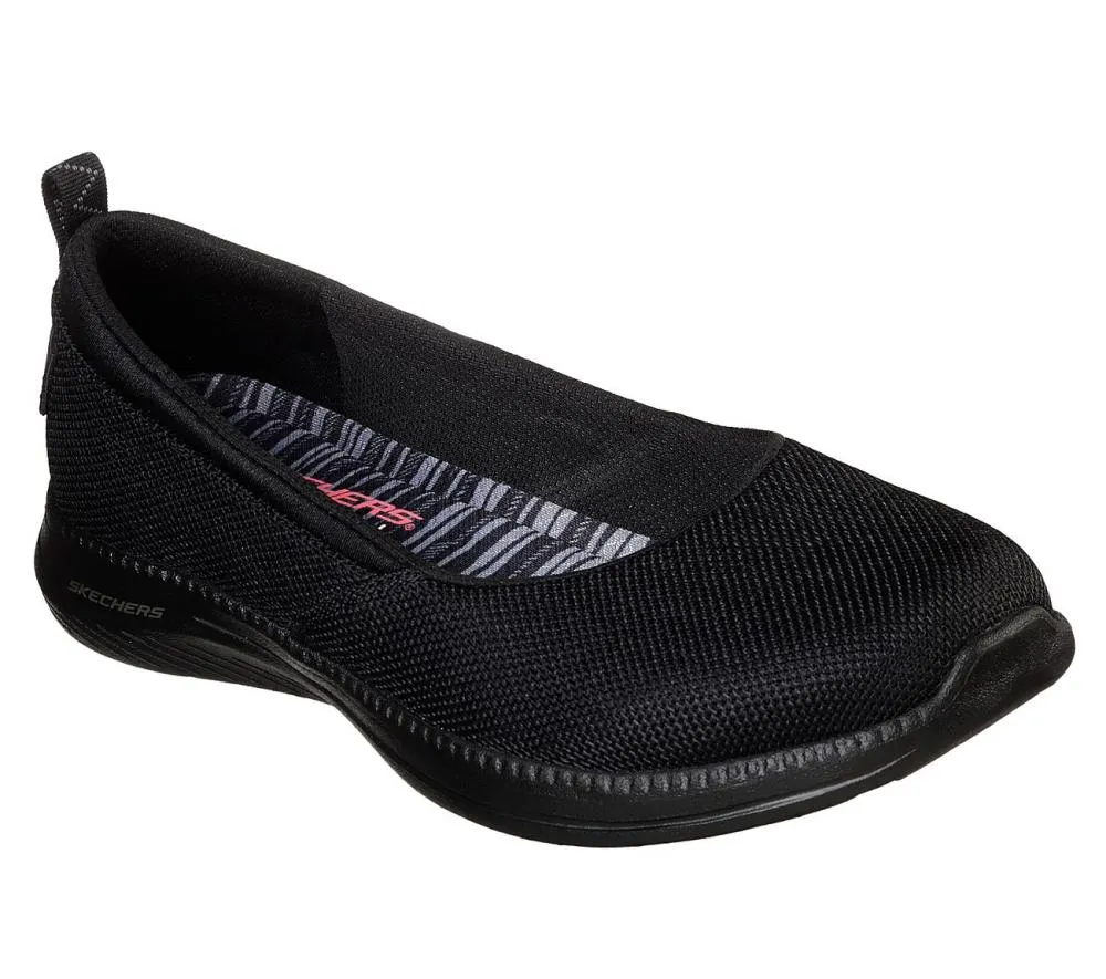 Skechers scarpa ballerina da donna City Pro Subtle Shimmer 23717/BBK nero