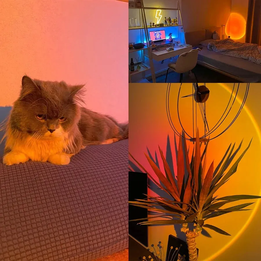 Smart Bluetooth Sunset Projection Lamp