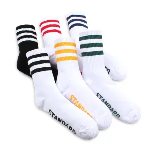Standard AA Rugby Street Fashion Socks (Crew 6pairs) FE16