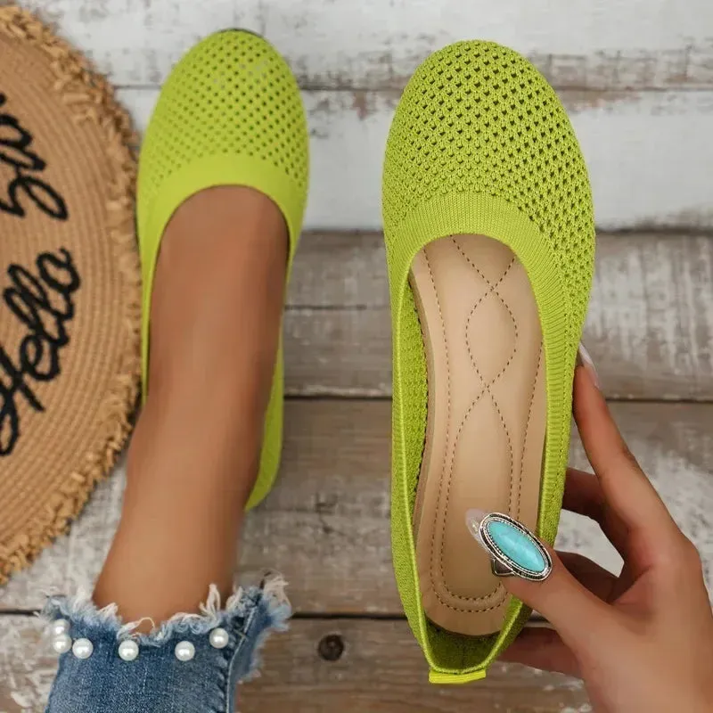 Sylis | Comfy Mesh Ballet Flats