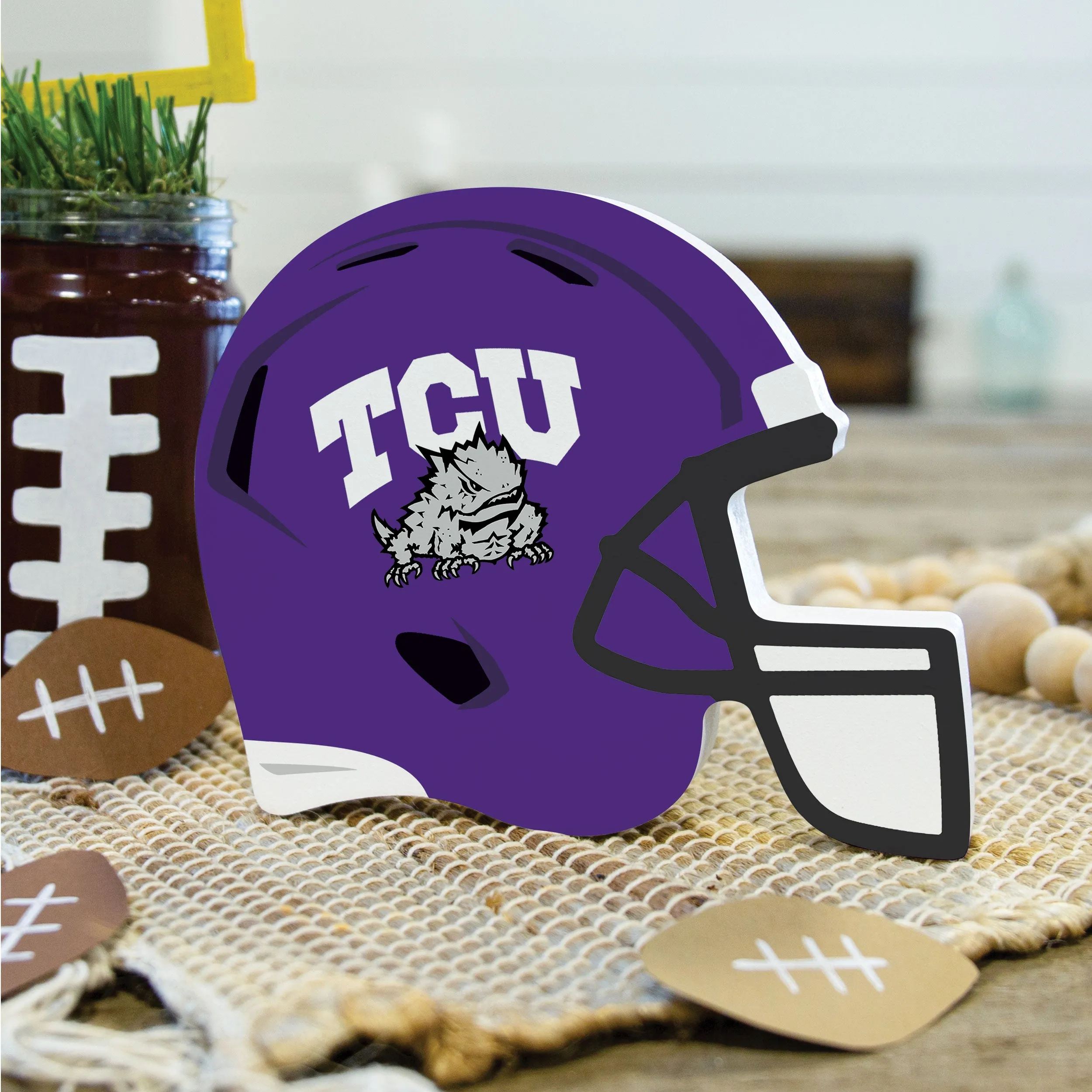 TCU Football Helmet-FINAL SALE
