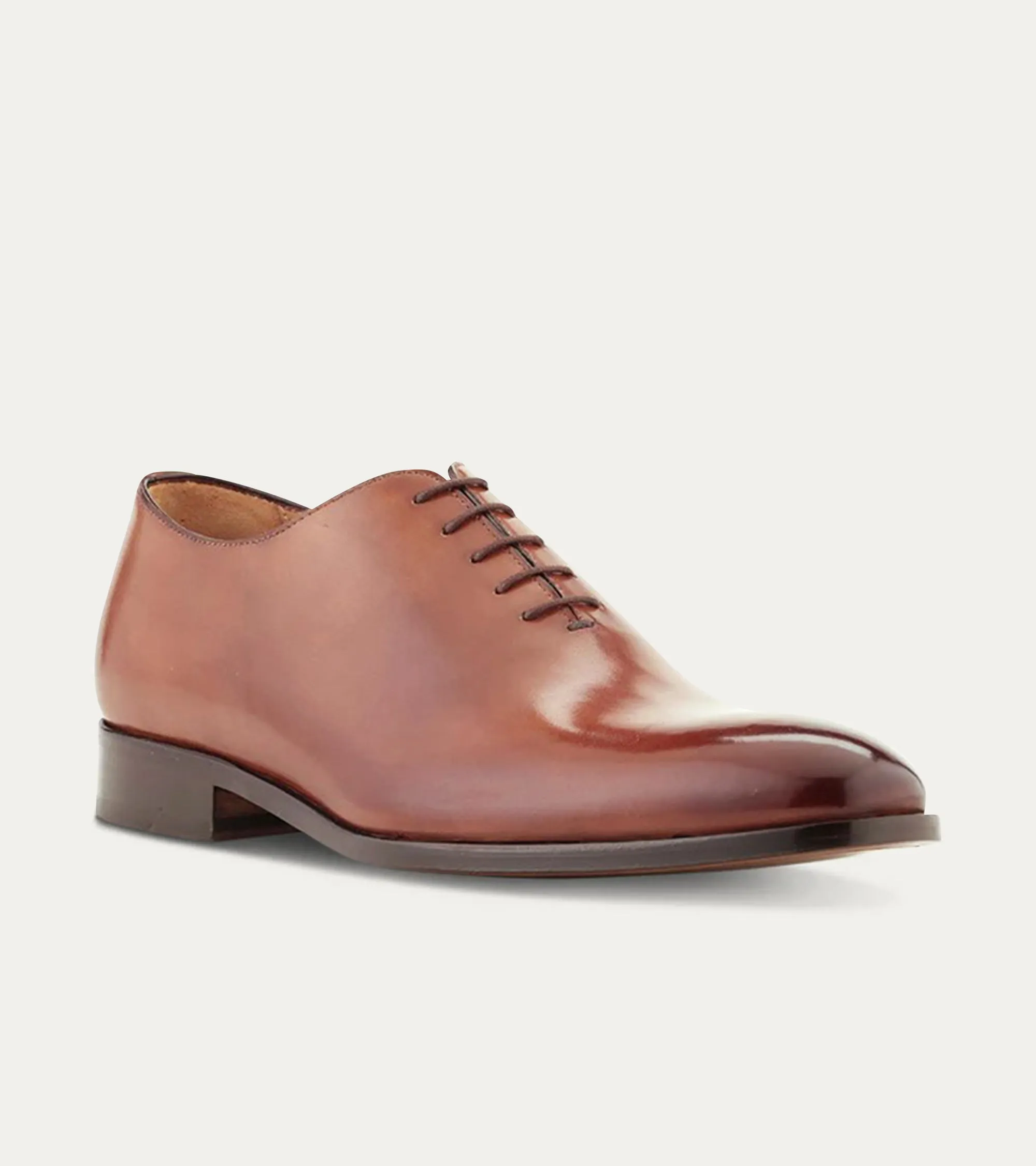 Wholecut Oxford Plain Toe Cuoio Antique