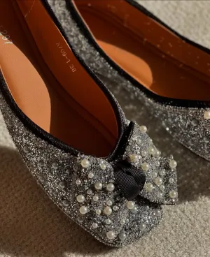 Women's Fashion Pearl Flats