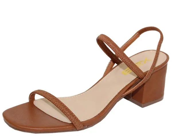 X2B Dindy-1N Women Low Block Heel Sandals